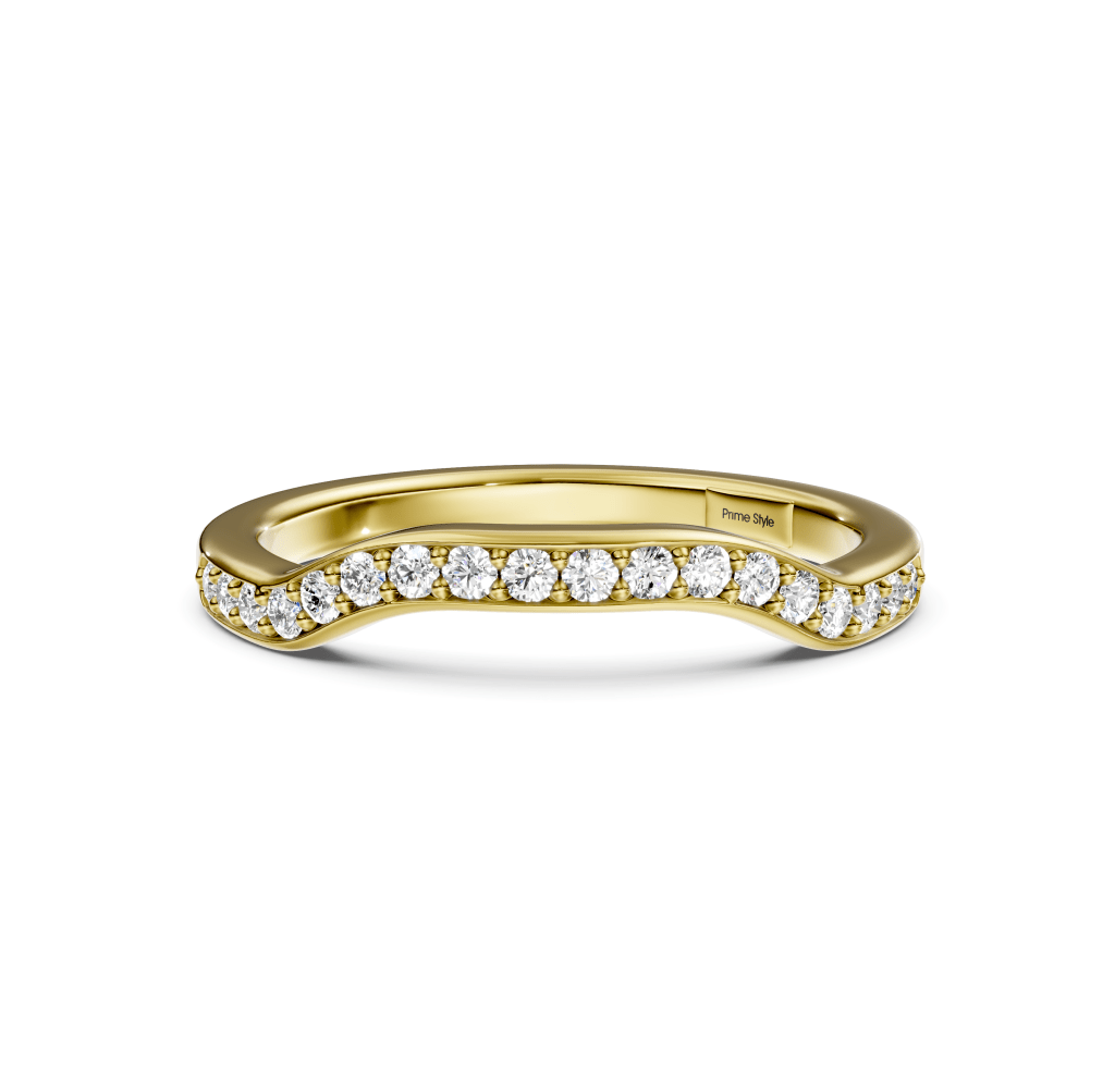 0.20 CT Round Cut Lab Grown Diamonds - Wedding Band