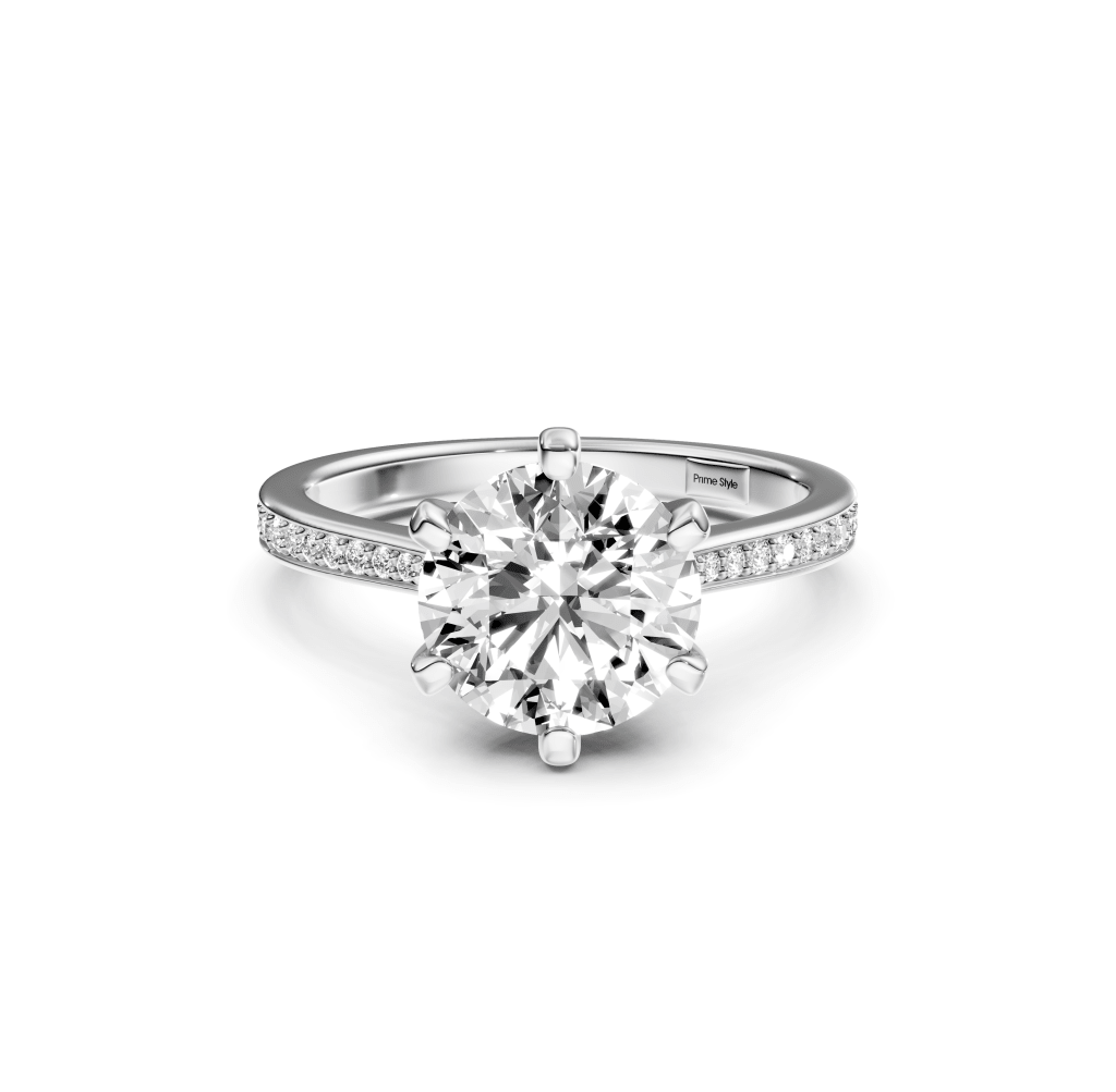 0.70 - 6.20 CT Round Cut Diamonds - Engagement Ring - Primestyle.com