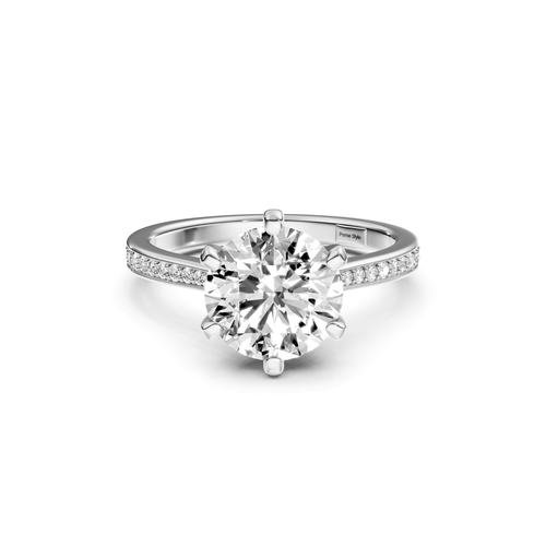 0.70 - 6.20 CT Round Cut Diamonds - Engagement Ring - Primestyle.com