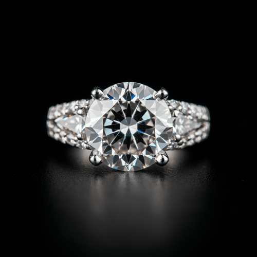 Celestial Trillion Accent Diamond Ring - Primestyle.com