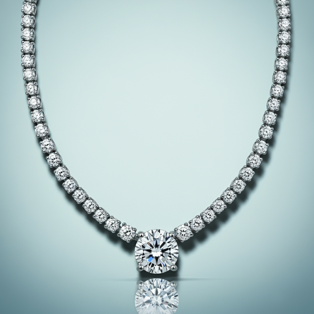 Opulent Diamond Collar Necklace