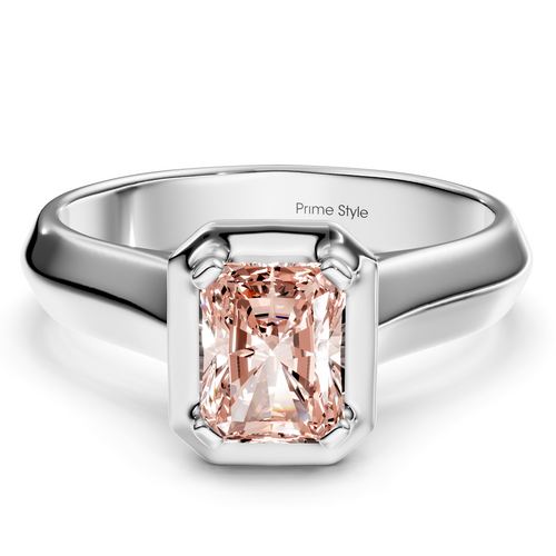 1.02-4.02 CT Radiant & Round Cut Fancy Pink Diamonds - Engagement Ring