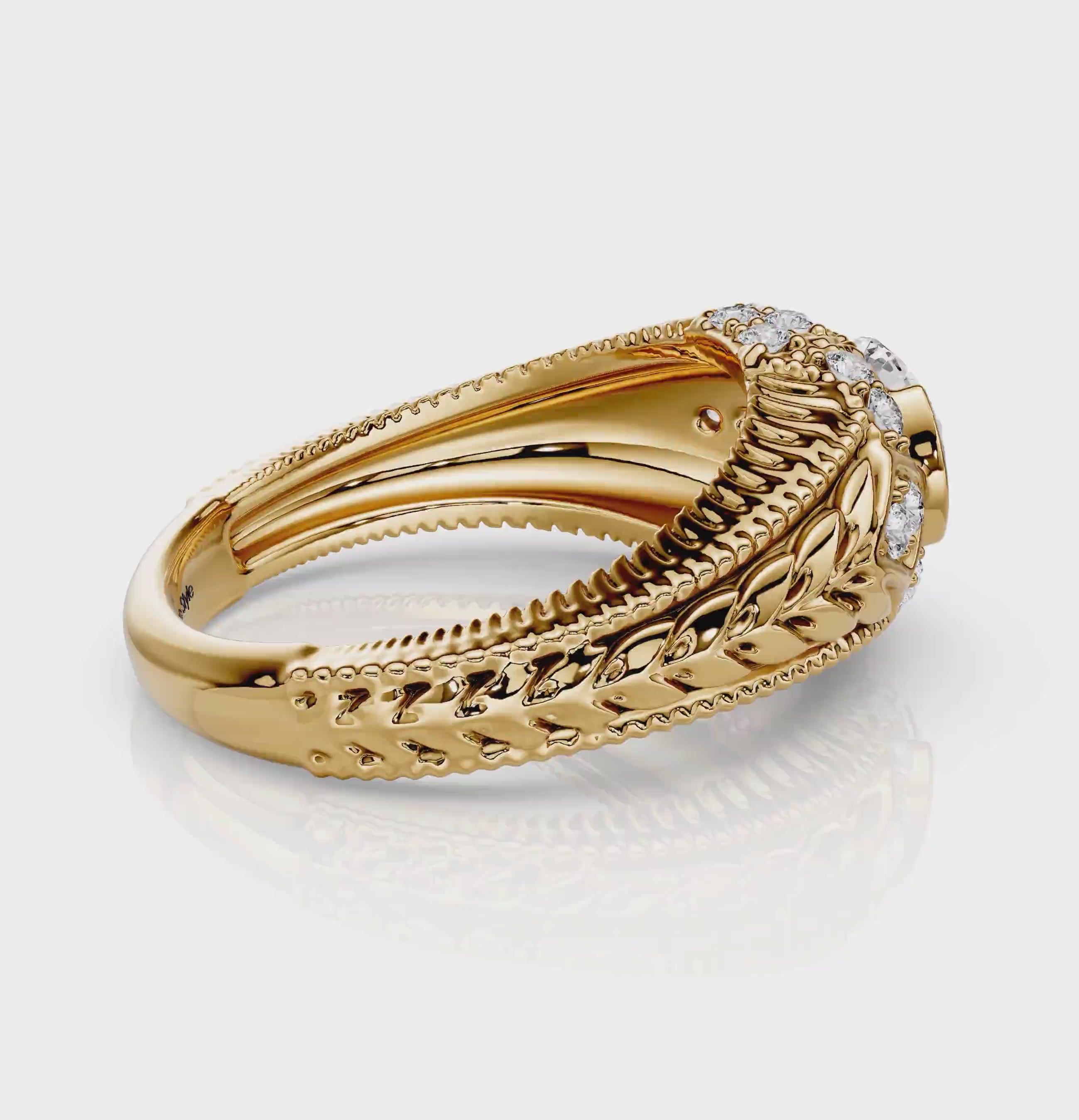 0.60-1.75 CT Round Cut Natural Diamonds - Engagement Ring