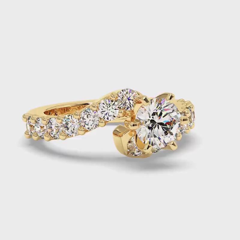 1.65-2.80 CT Round Cut Diamonds - Engagement Ring