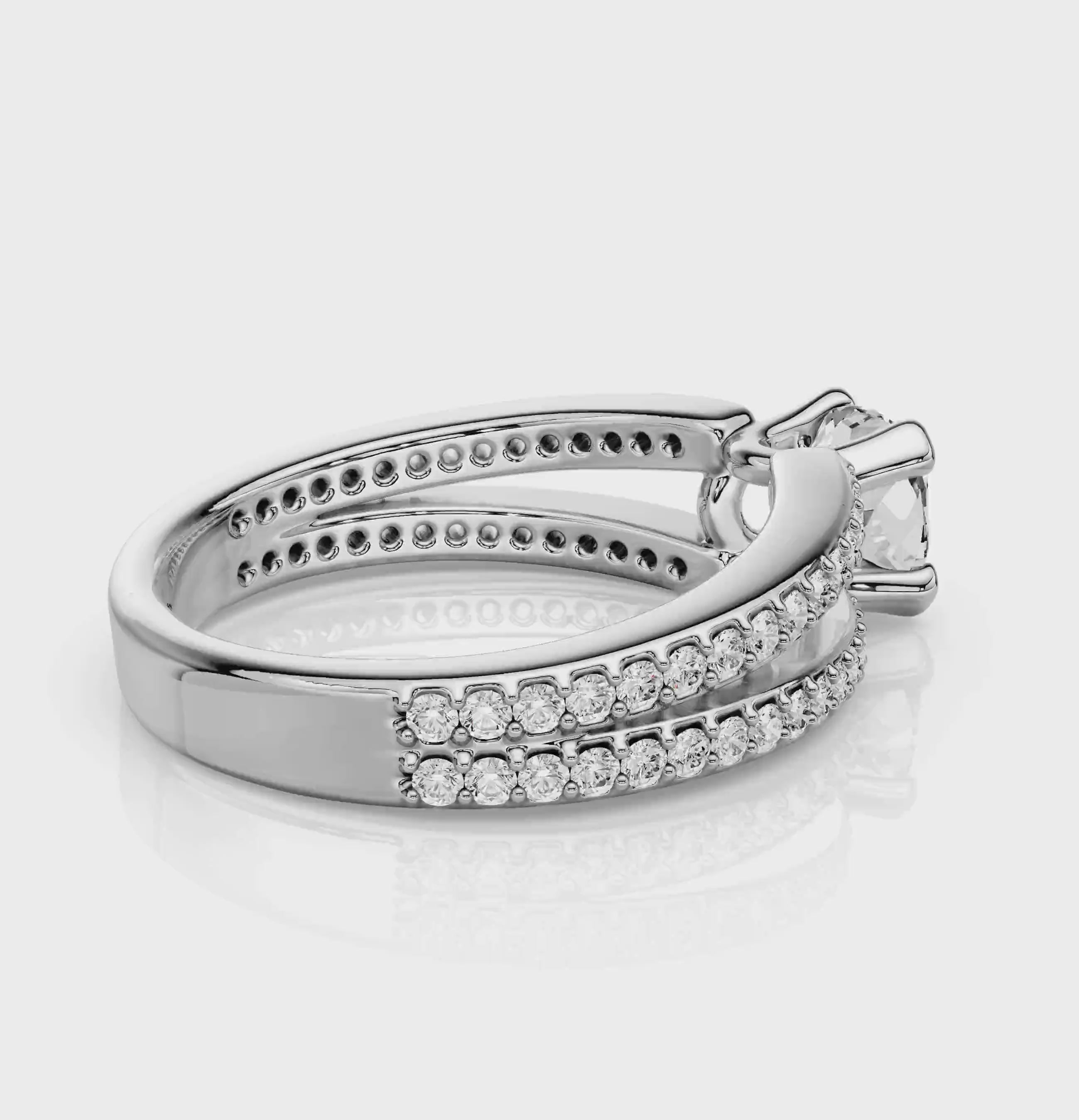 0.90-6.40 CT Round Cut Diamonds - Engagement Ring