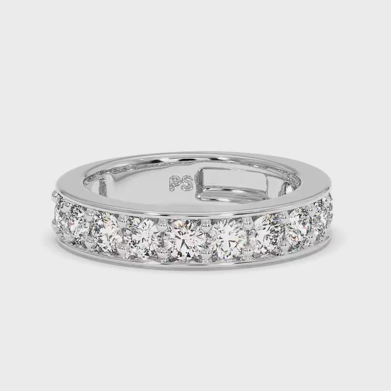 1.60 CT Round Cut Diamonds - Wedding Band