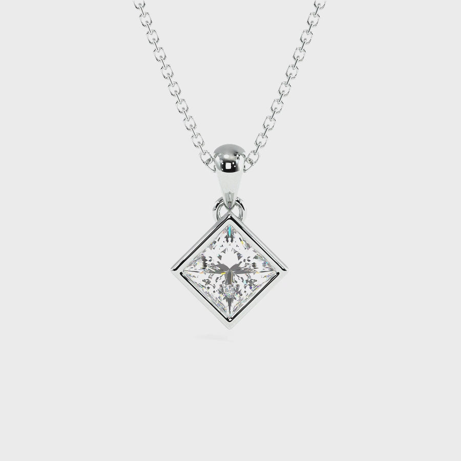 Exquisite 0.50-3.00 CT Princess Lab Grown Diamonds in 14, 18 Karat