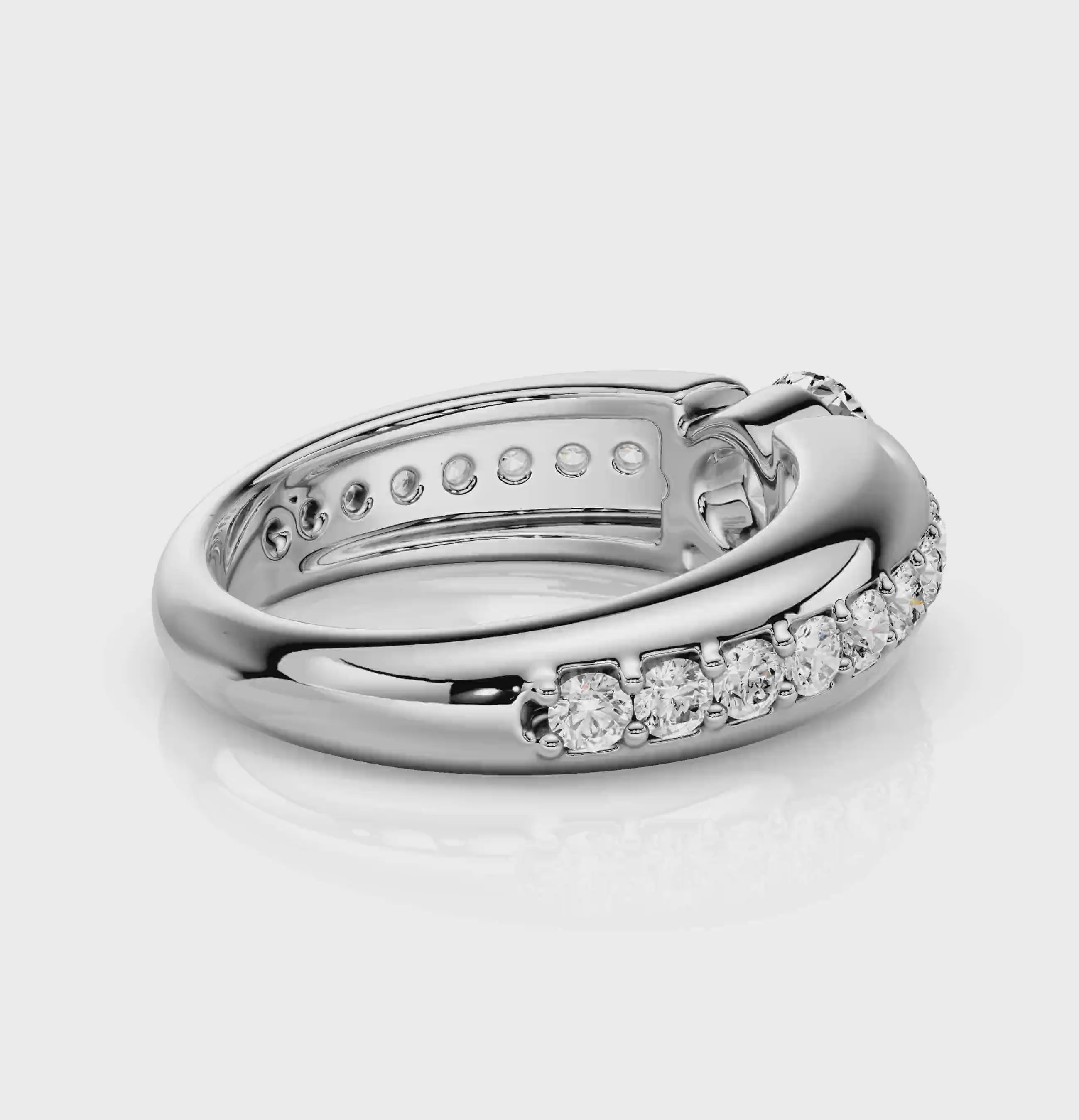 1.00-6.50 CT Round Cut Lab Grown Diamonds - Engagement Ring