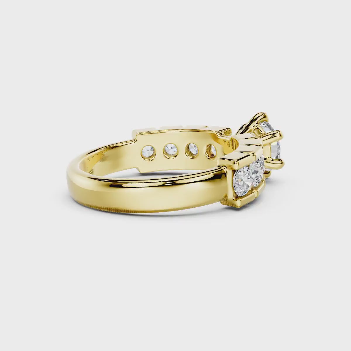 1.55-7.05 CT Round Cut Diamonds - Engagement Ring