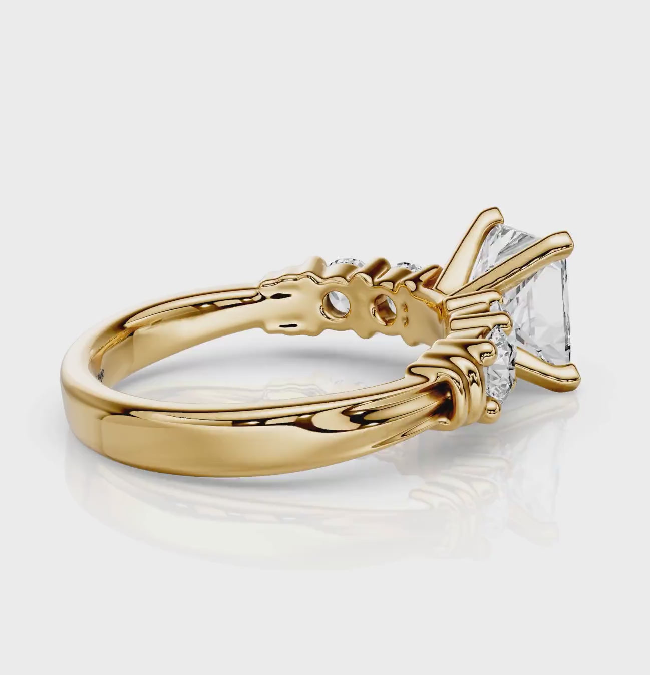 0.95-2.10 CT Round Cut Natural Diamonds - Engagement Ring