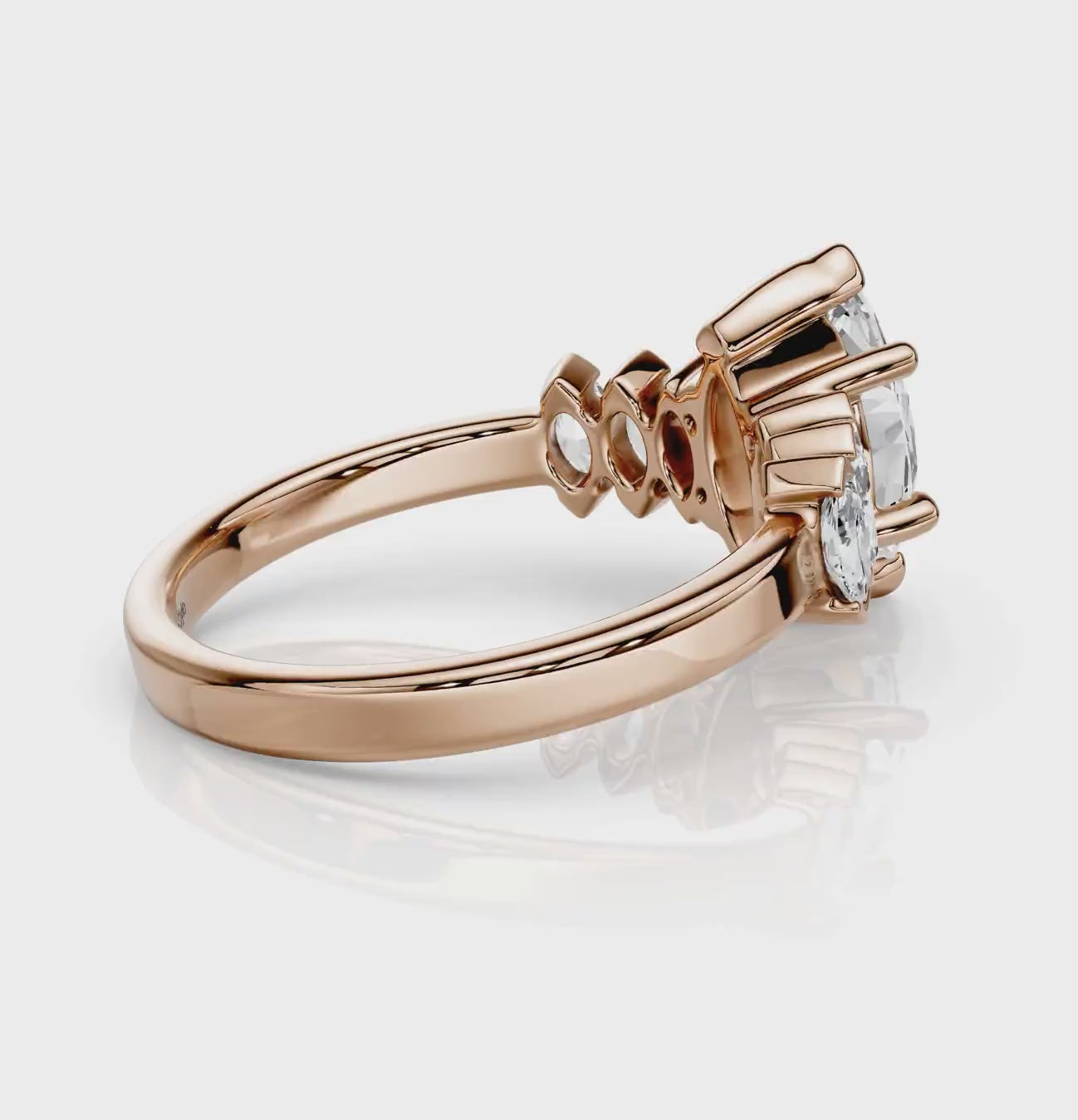 1.35-2.50 CT Marquise Cut Natural Diamonds - Engagement Ring