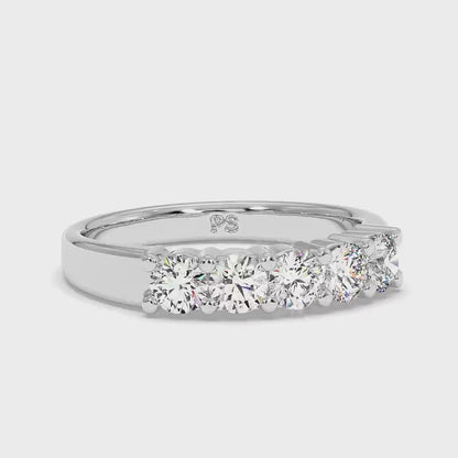 1.15 CT Round Cut Diamonds - Wedding Band