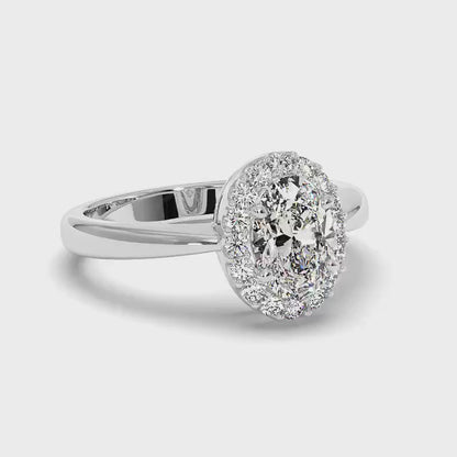 0.65-1.80 CT Round &amp; Oval Cut Diamonds - Engagement Ring