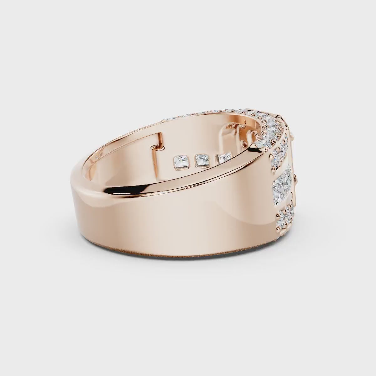 2.20-7.70 CT Emerald &amp; Round Cut Diamonds - Engagement Ring