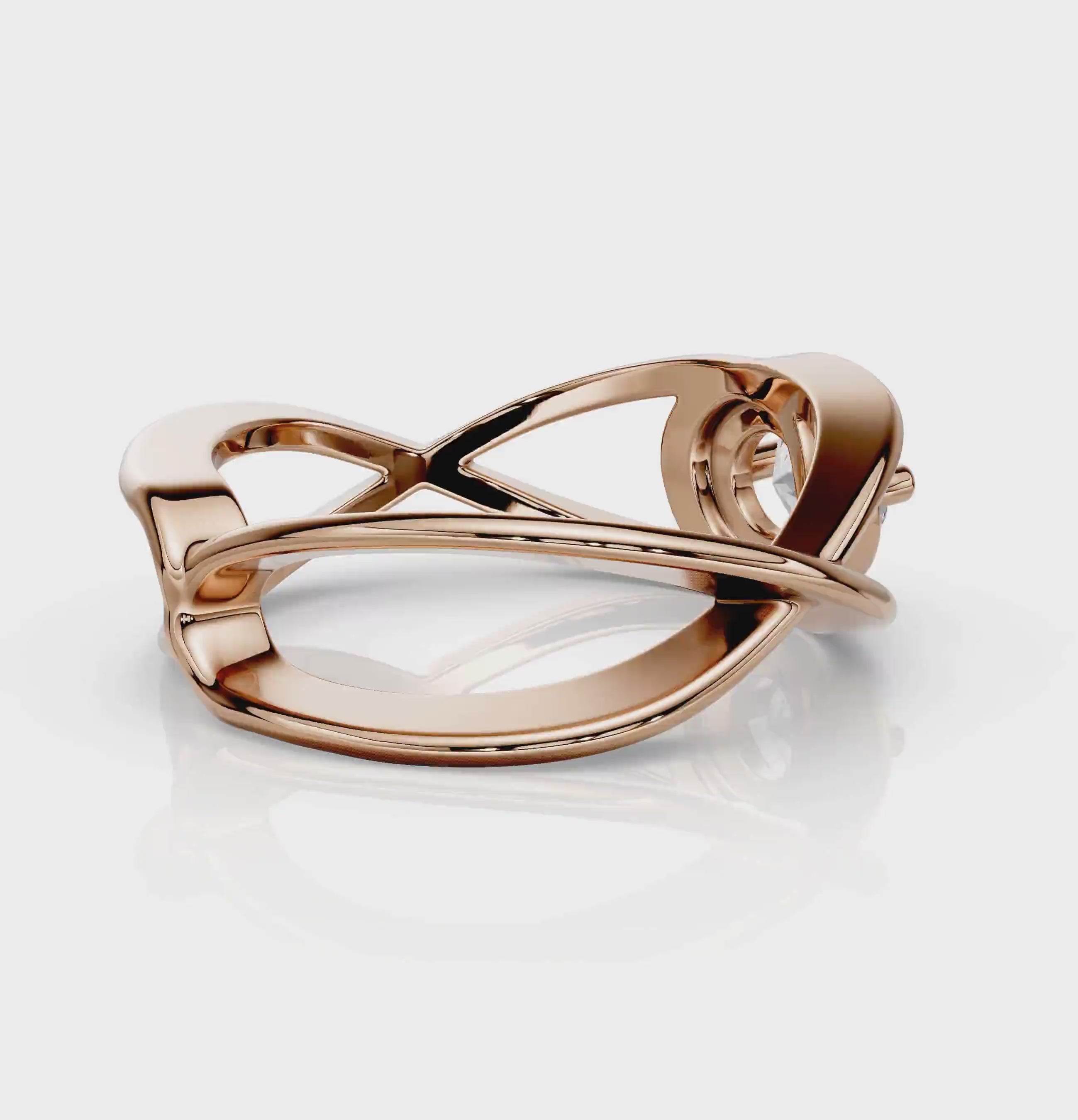 0.35-1.50 CT Round Cut Natural Diamonds - Solitaire Rings