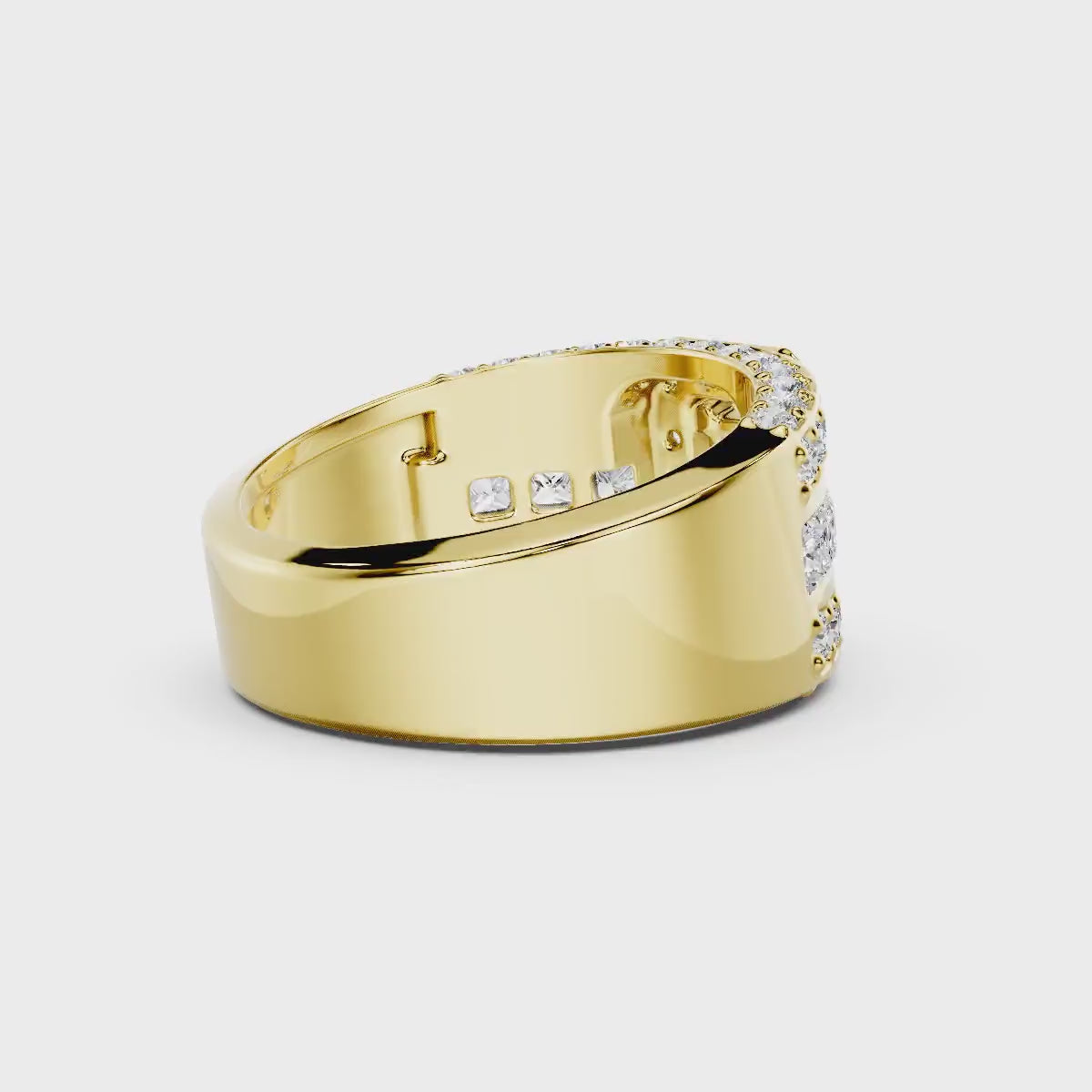 2.20-7.70 CT Emerald &amp; Round Cut Diamonds - Engagement Ring