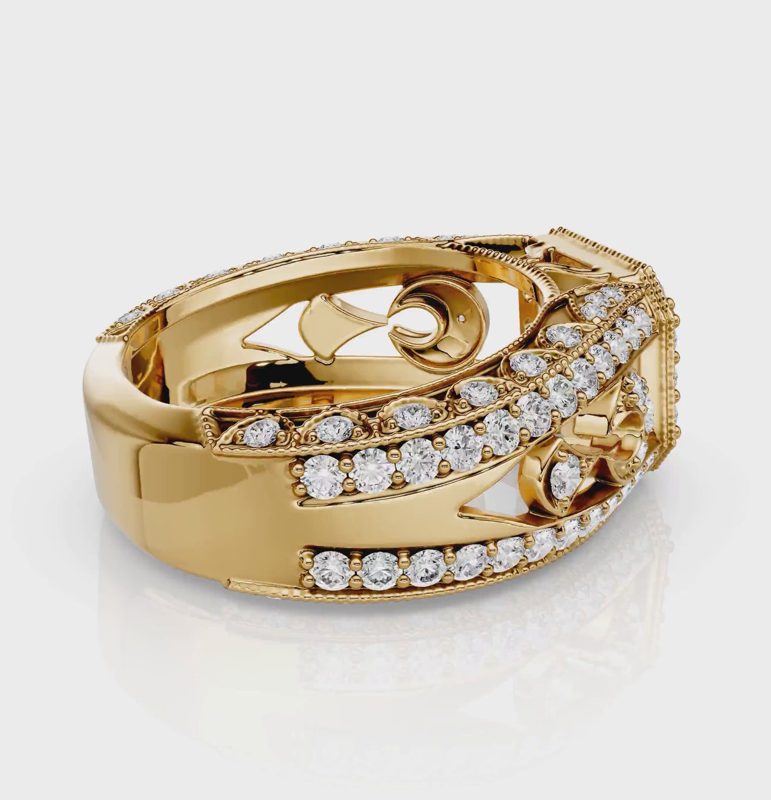 1.30-2.45 CT Emerald &amp; Round Cut Natural Diamonds - Engagement Ring