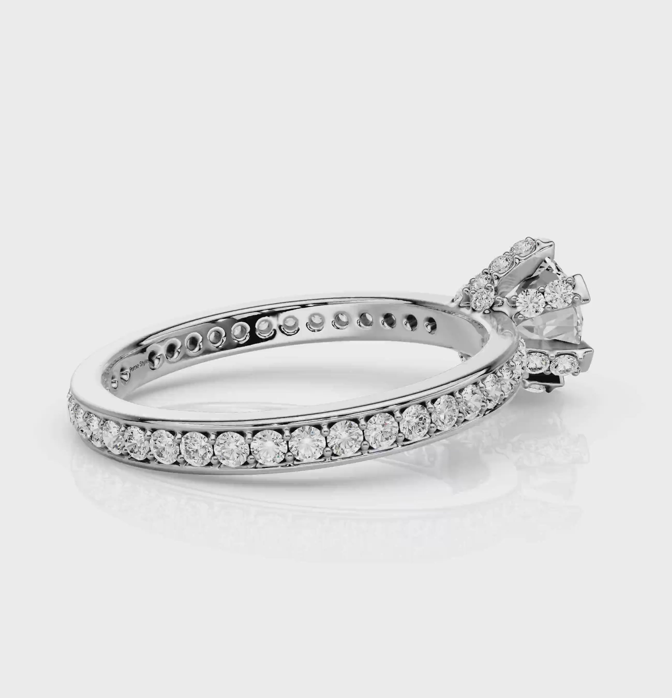 0.90-2.05 CT Round Cut Natural Diamonds - Engagement Ring