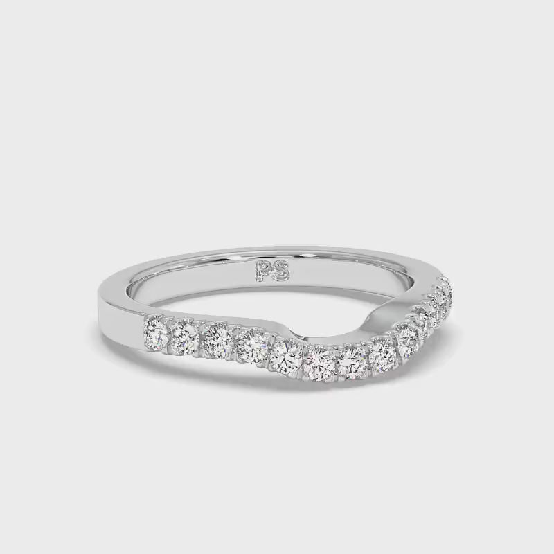 0.30 CT Round Cut Diamonds - Wedding Band