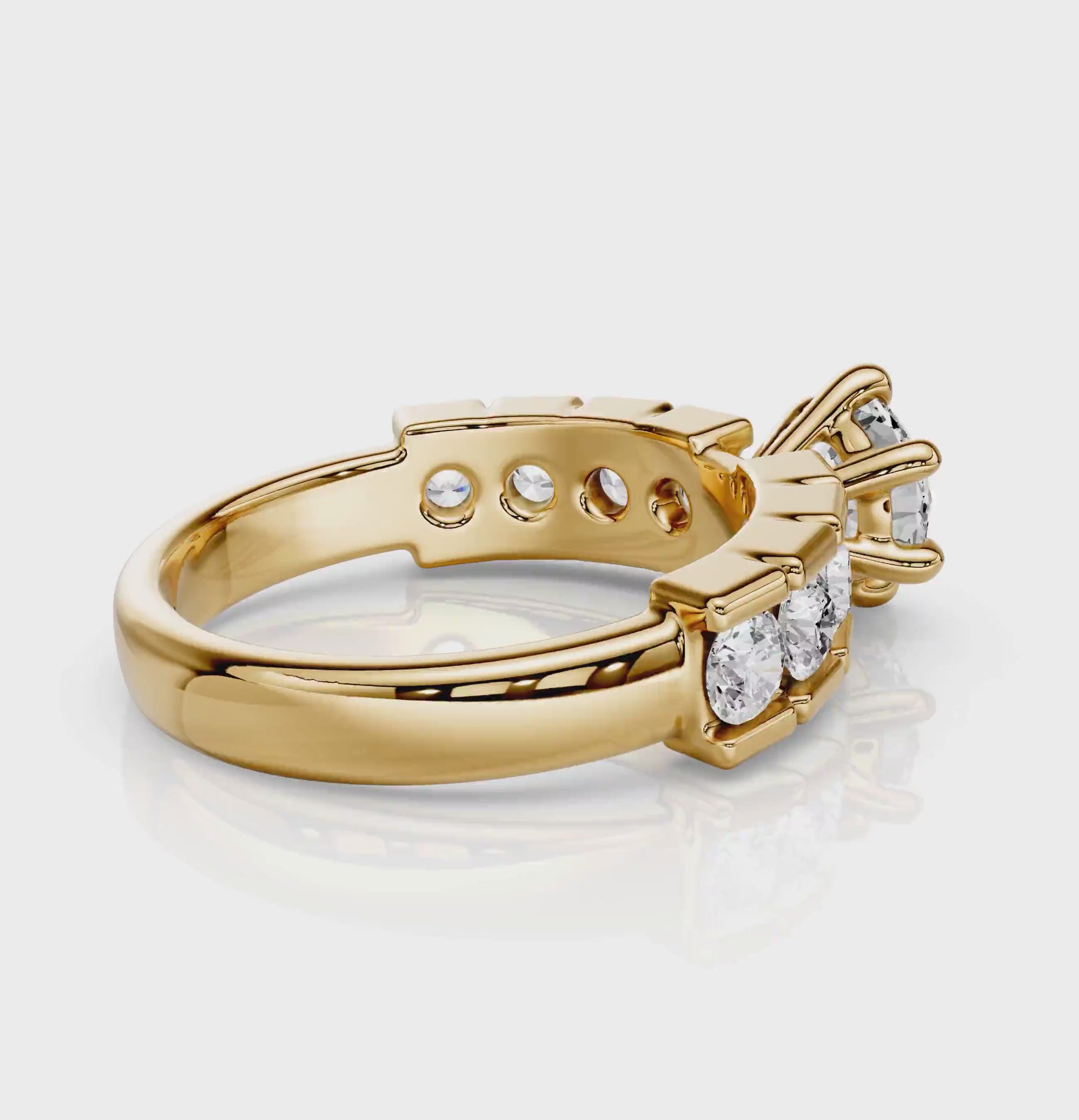 1.40-2.55 CT Round Cut Natural Diamonds - Engagement Ring