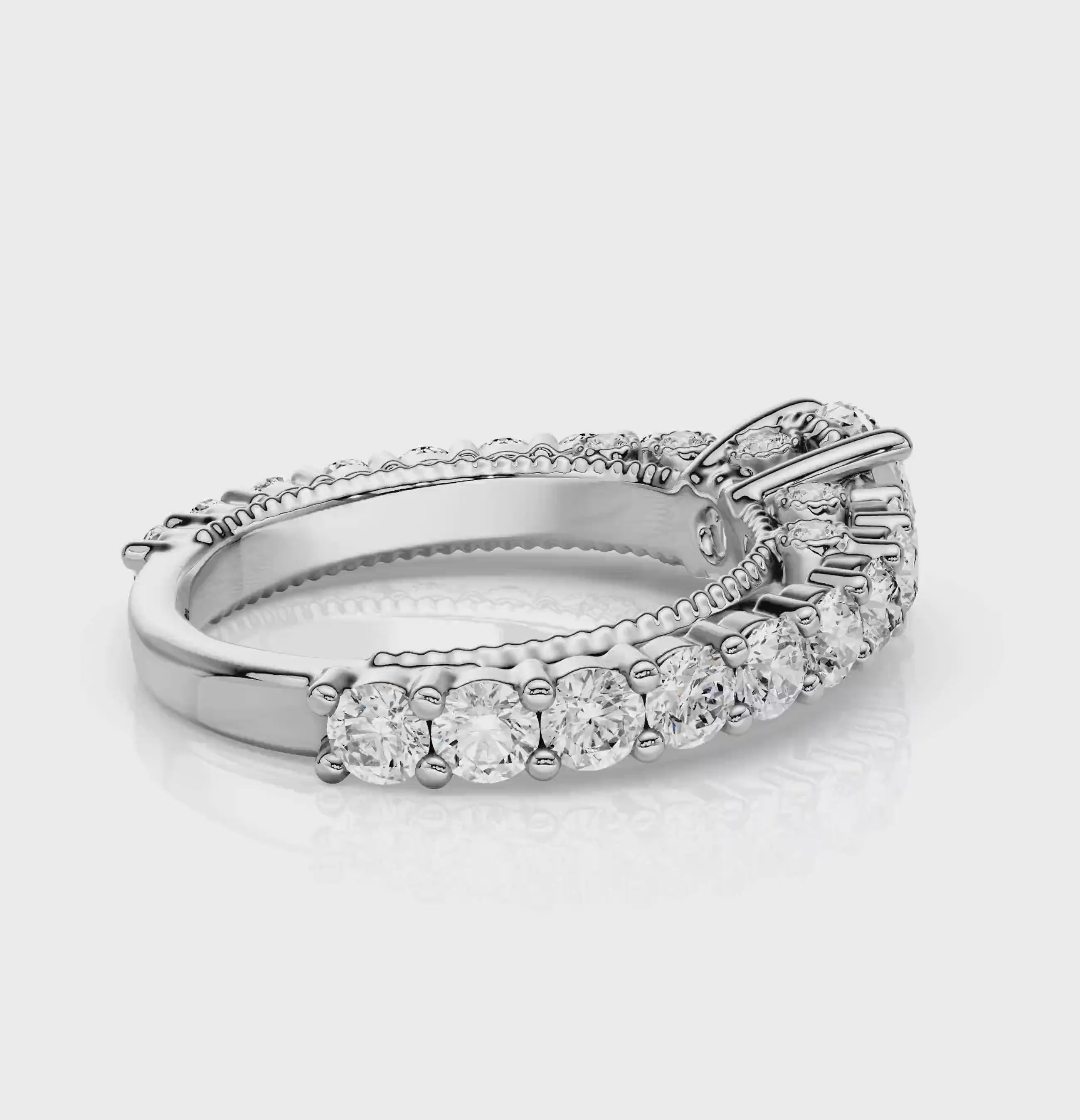 2.05-3.20 CT Round Cut Natural Diamonds - Engagement Ring