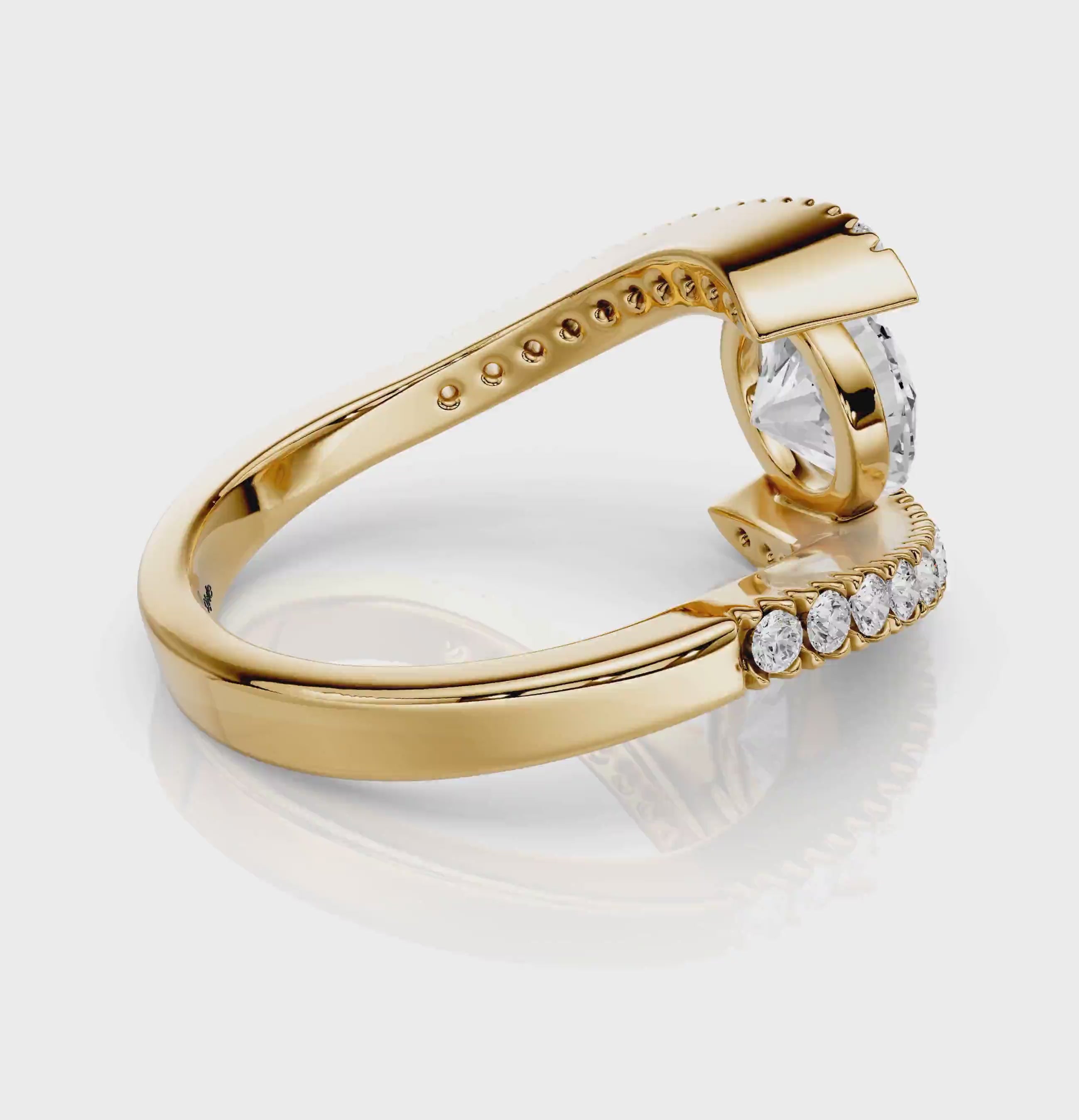 0.65-1.80 CT Round Cut Natural Diamonds - Engagement Ring