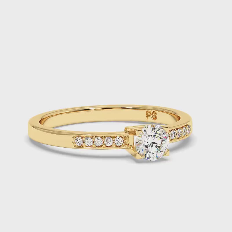 0.45-1.60 CT Round Cut Diamonds - Engagement Rings