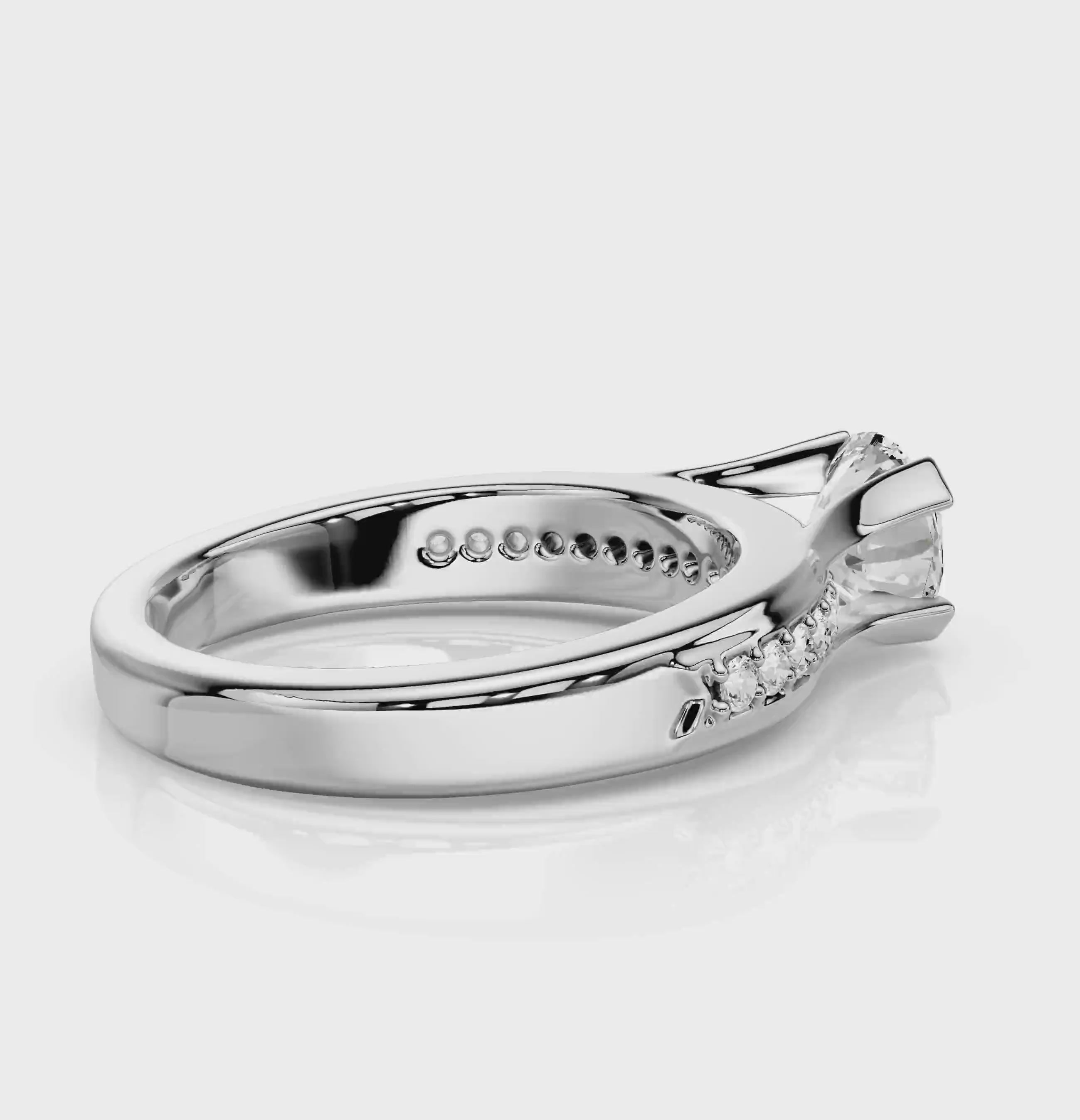 0.70-6.20 CT Round Cut Diamonds - Engagement Ring