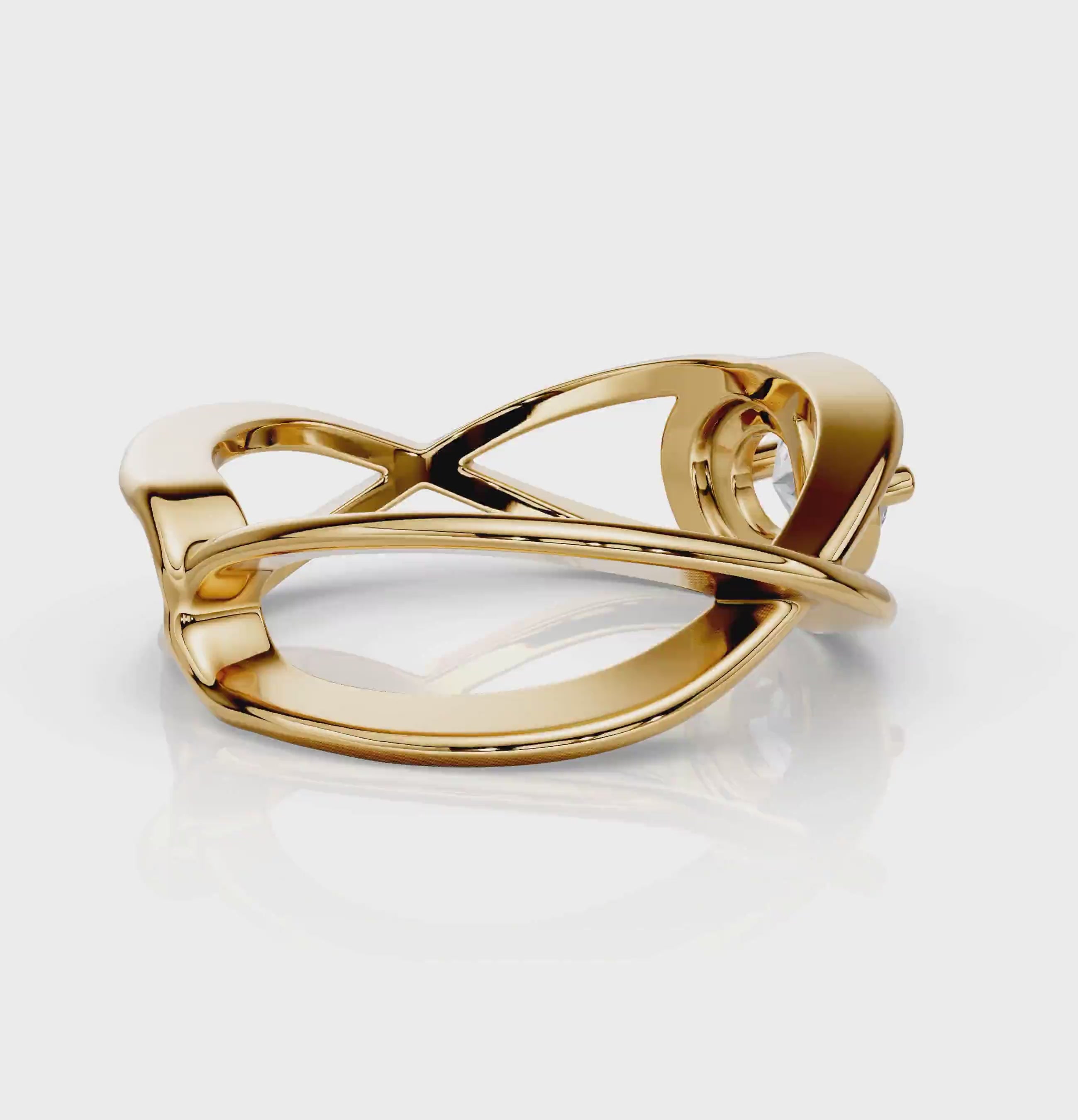 0.35-1.50 CT Round Cut Natural Diamonds - Solitaire Rings