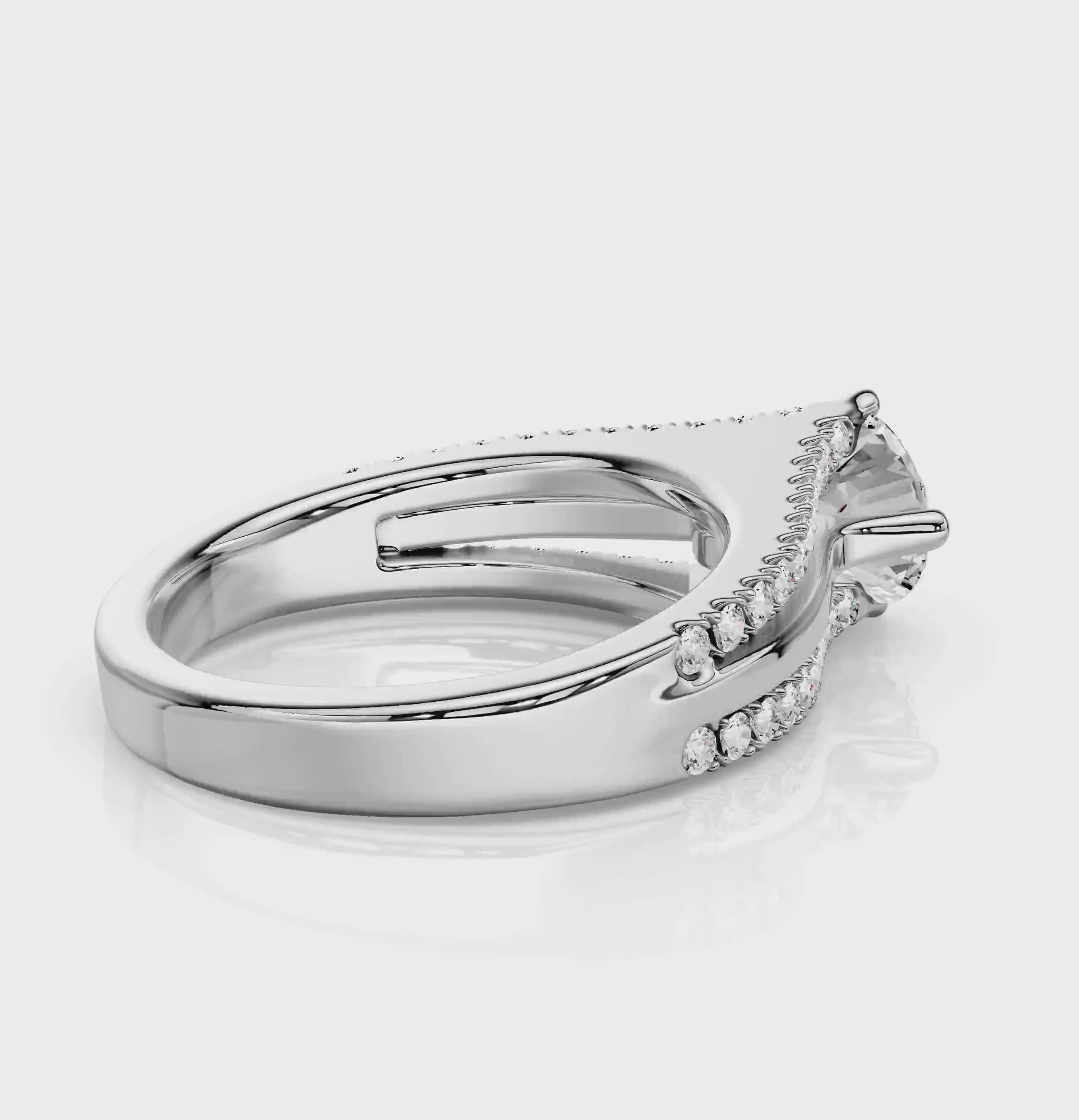 0.80-1.95 CT Round Cut Natural Diamonds - Engagement Ring