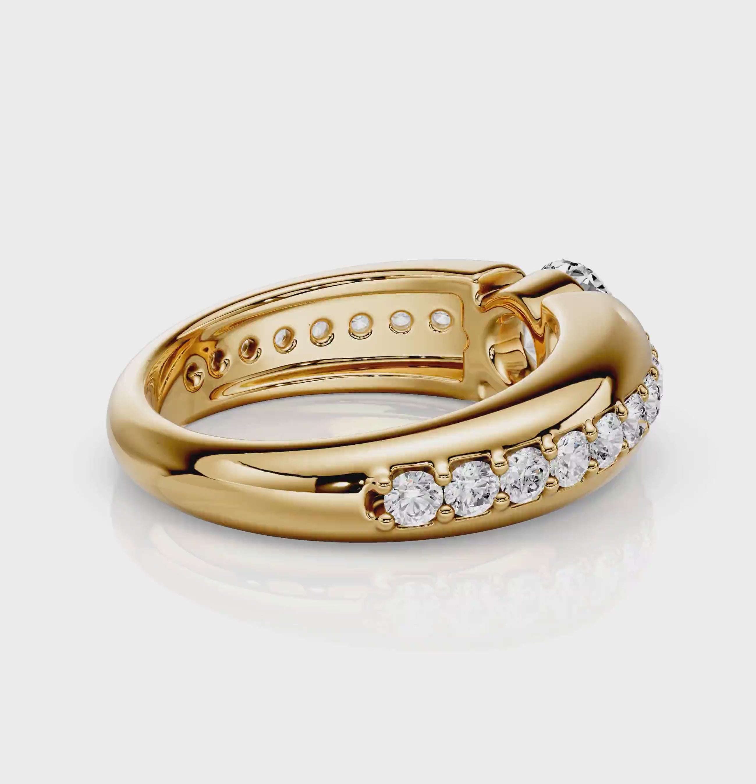 1.00-6.50 CT Round Cut Lab Grown Diamonds - Engagement Ring