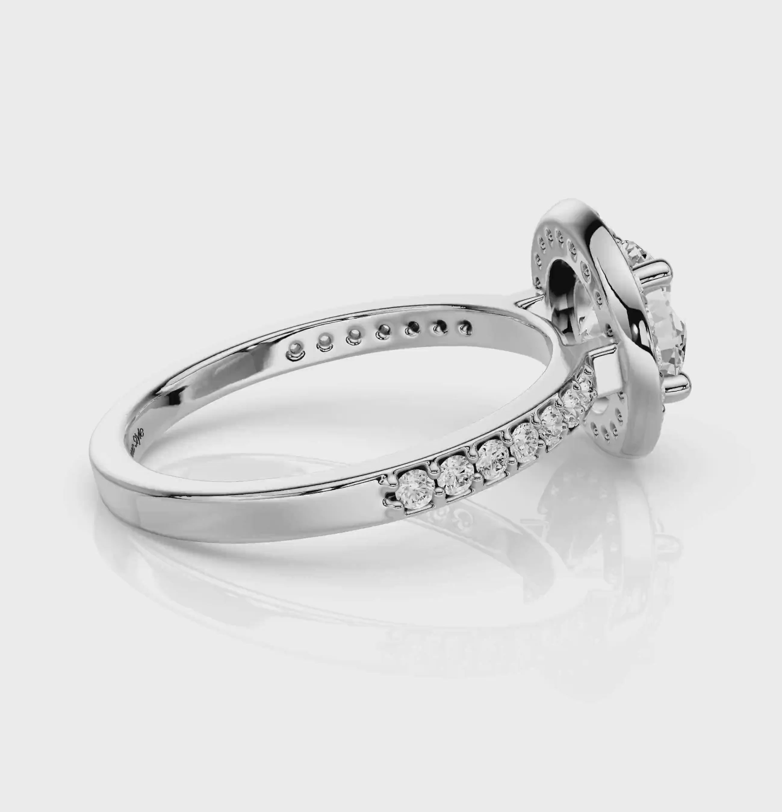 0.85-6.35 CT Round Cut Diamonds - Engagement Ring