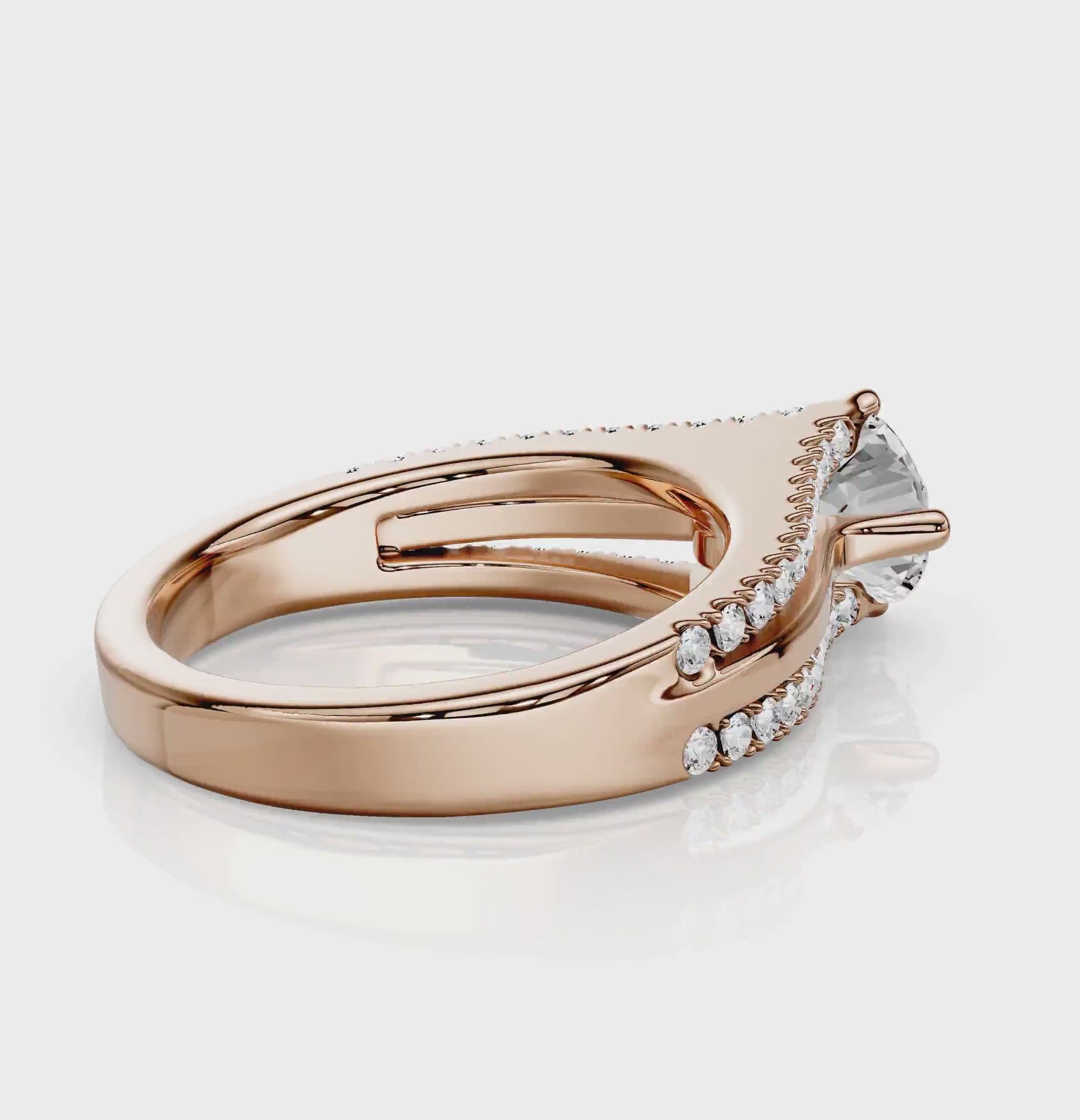 0.80-1.95 CT Round Cut Natural Diamonds - Engagement Ring