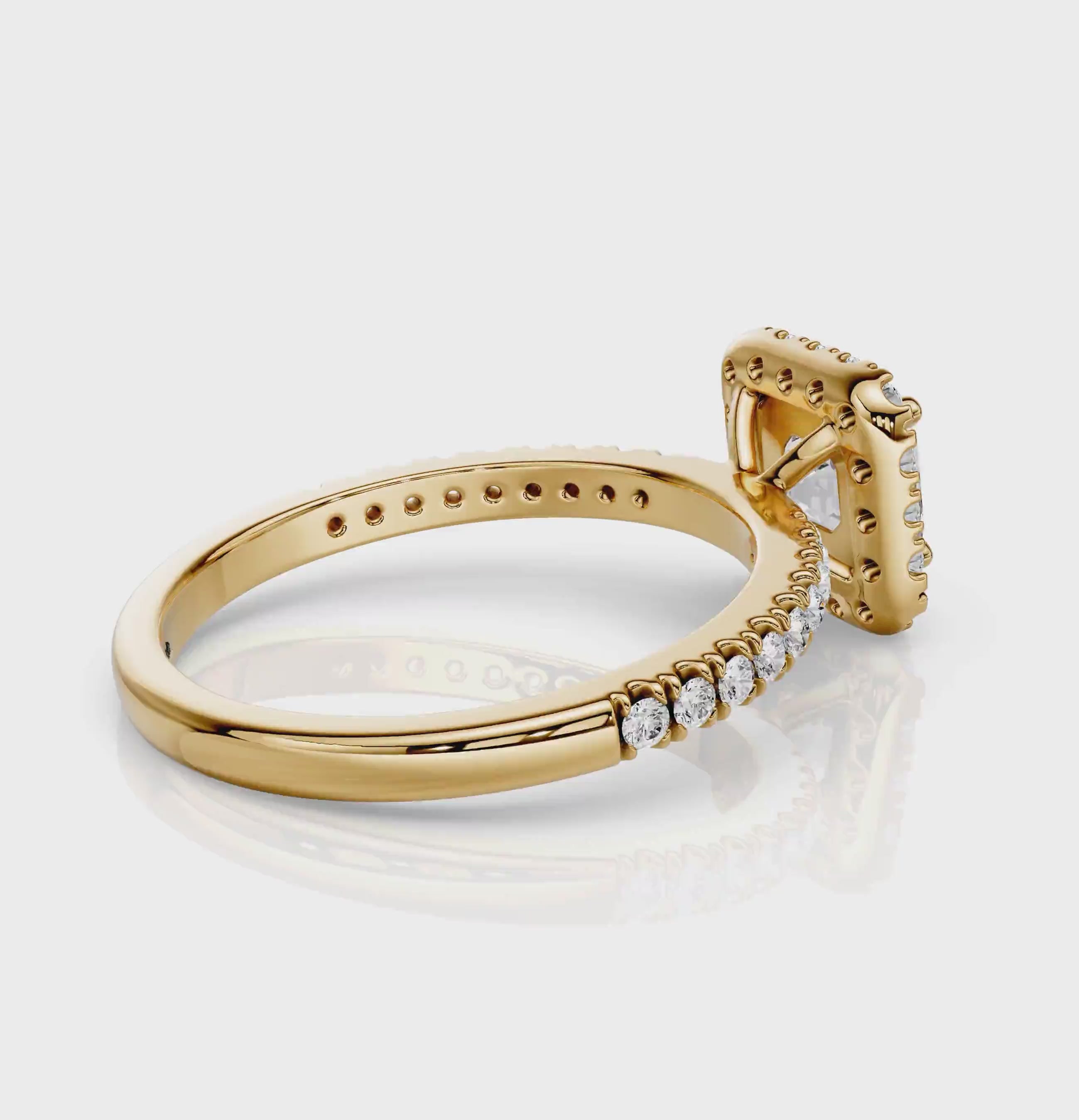 0.80-1.95 CT Ascher &amp; Round Cut Natural Diamonds - Engagement Ring