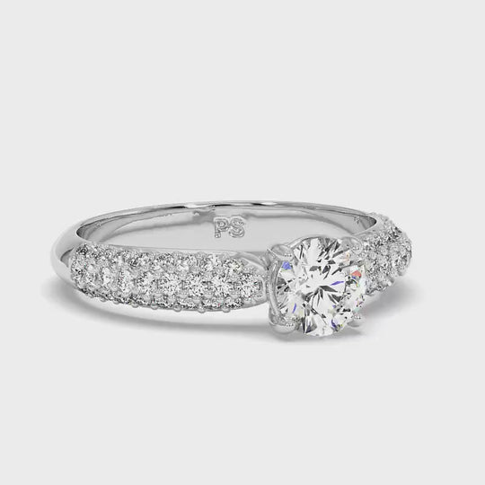 0.85-2.00 CT Round Cut Diamonds - Engagement Ring