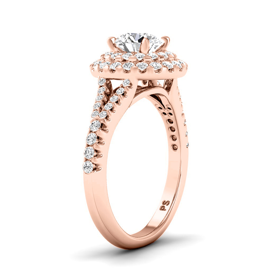 0.84-1.99 CT Round Cut Diamonds - Engagement Ring