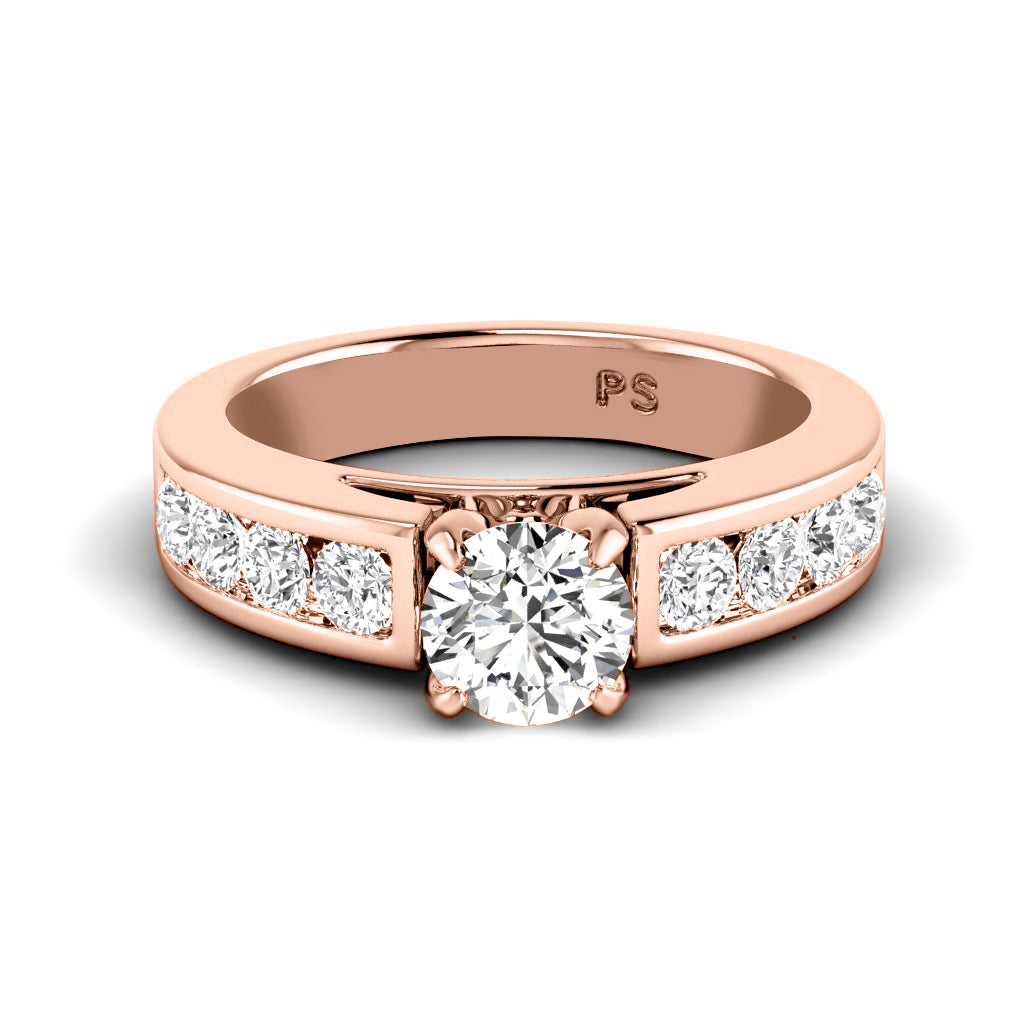 0.80-1.95 CT Round Cut Diamonds - Engagement Ring