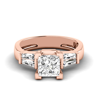 0.75-1.90 CT Taper &amp; Princess Cut Diamonds - Engagement Ring