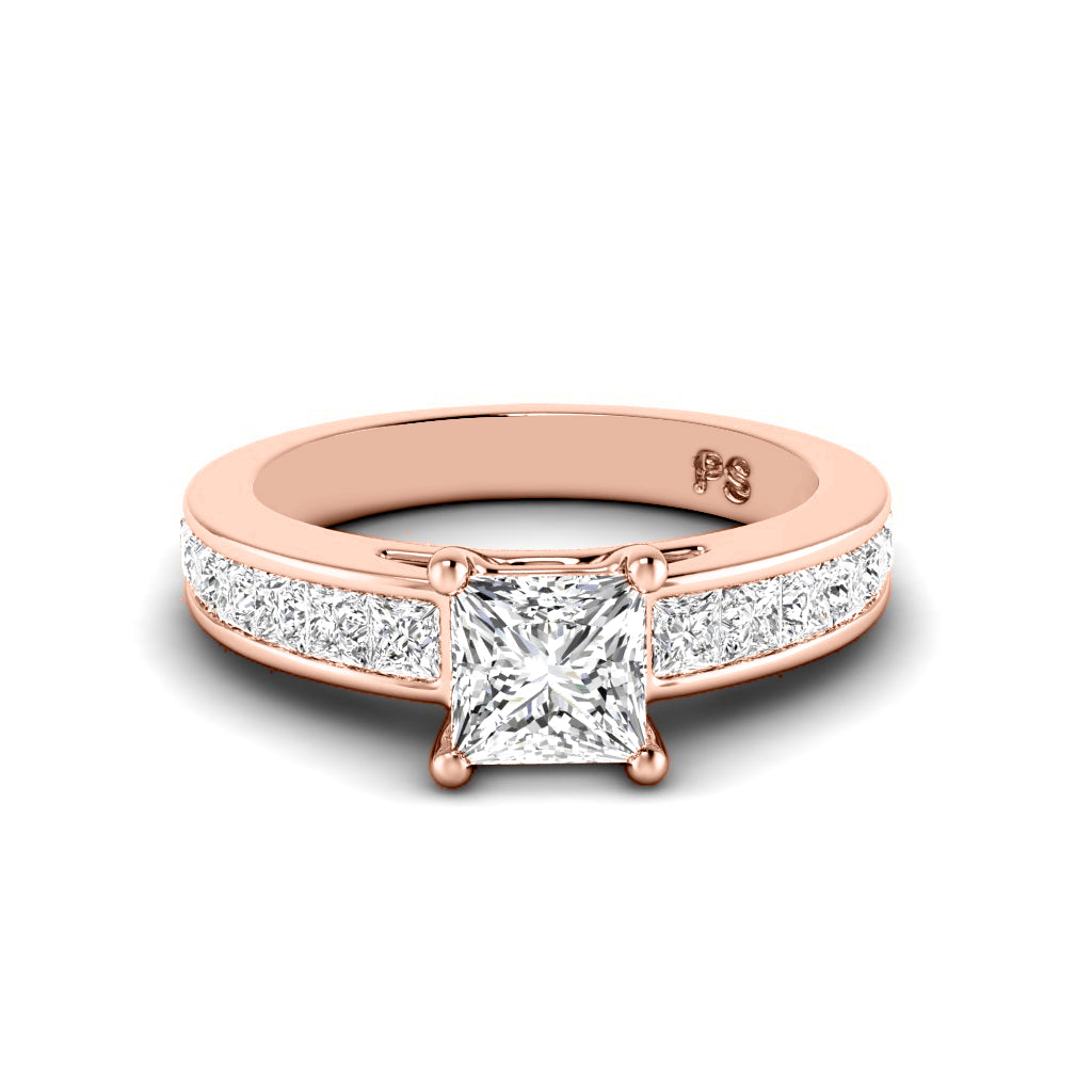 1.60-2.75 CT Princess Cut Diamonds - Engagement Ring