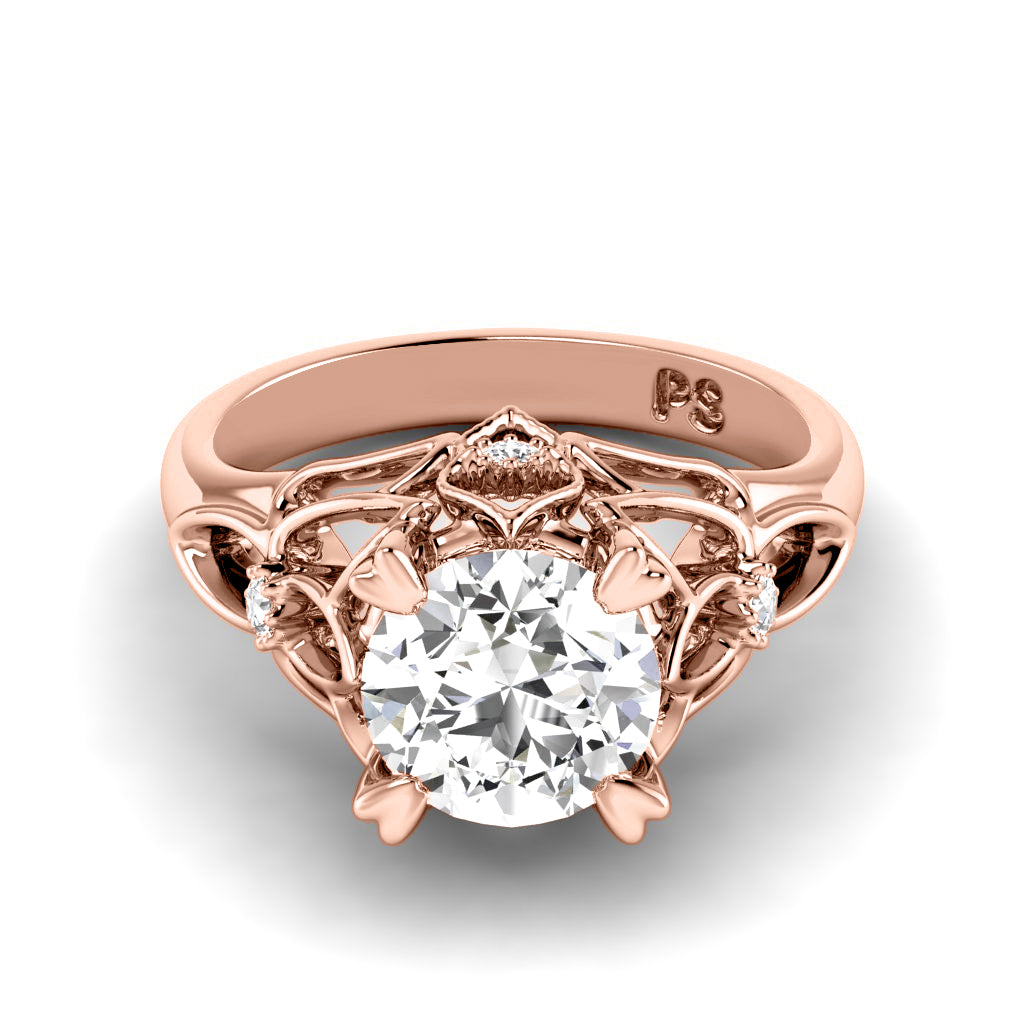 0.42-1.57 CT Round Cut Diamonds - Engagement Ring