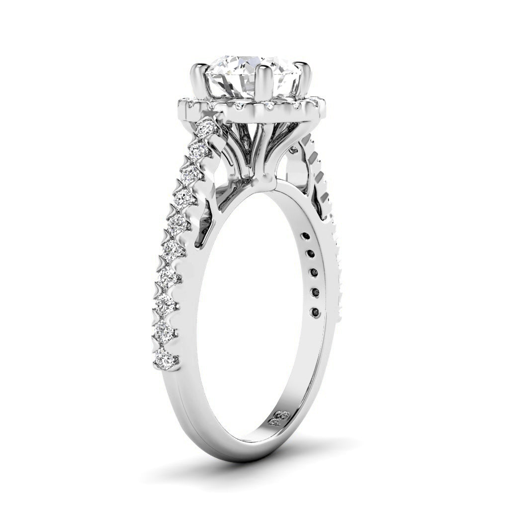 0.85-3.35 CT Round Cut Lab Grown Diamonds - Engagement Ring