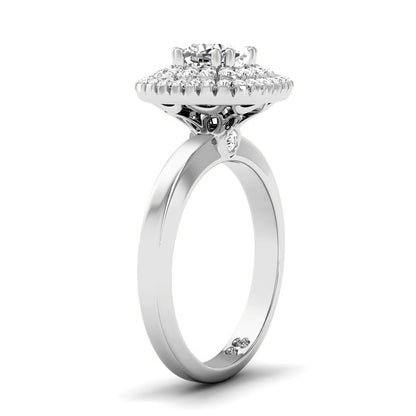 0.69-1.84 CT Round &amp; Cushion Cut Diamonds - Engagement Ring