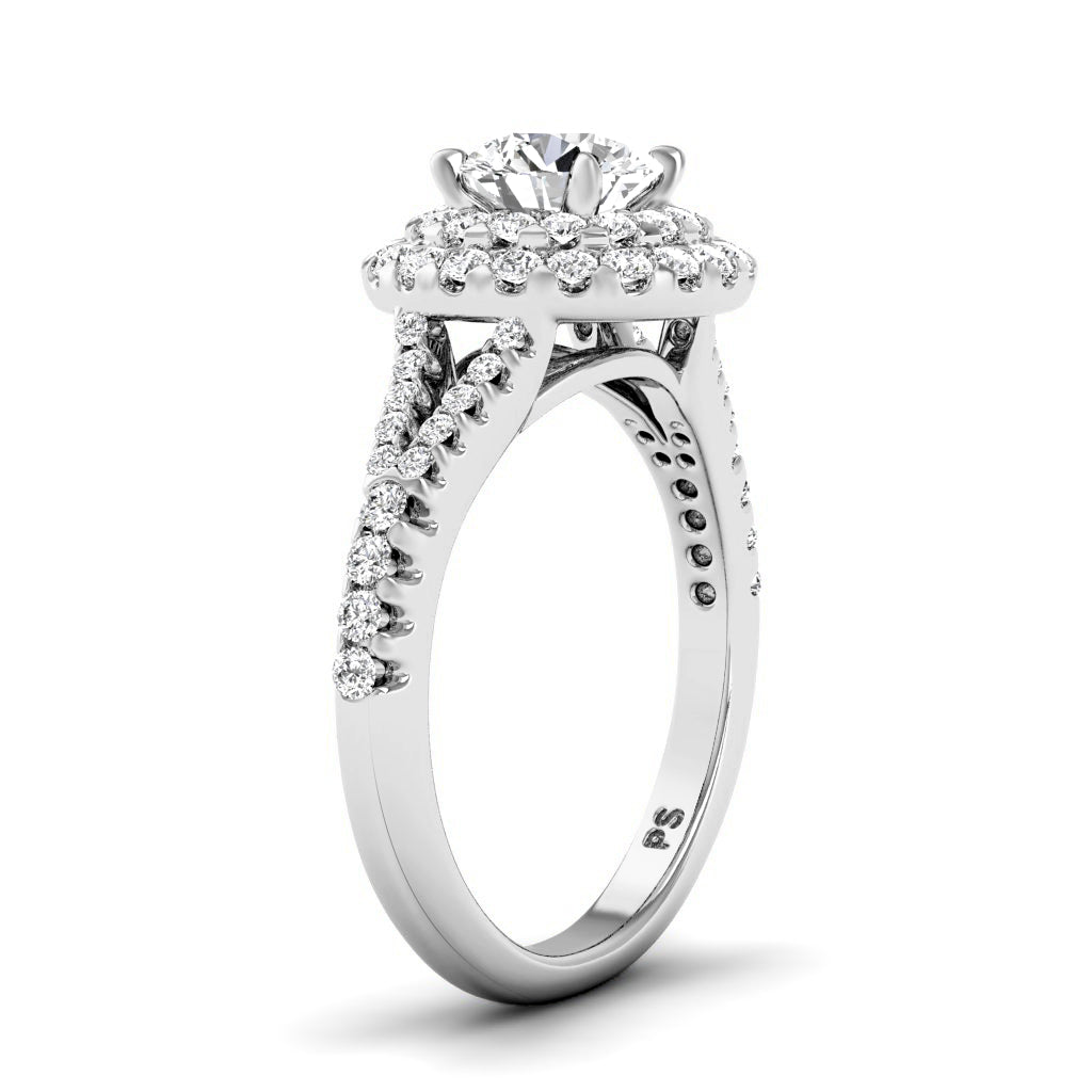 0.99-3.49 CT Round Cut Lab Grown Diamonds - Engagement Ring