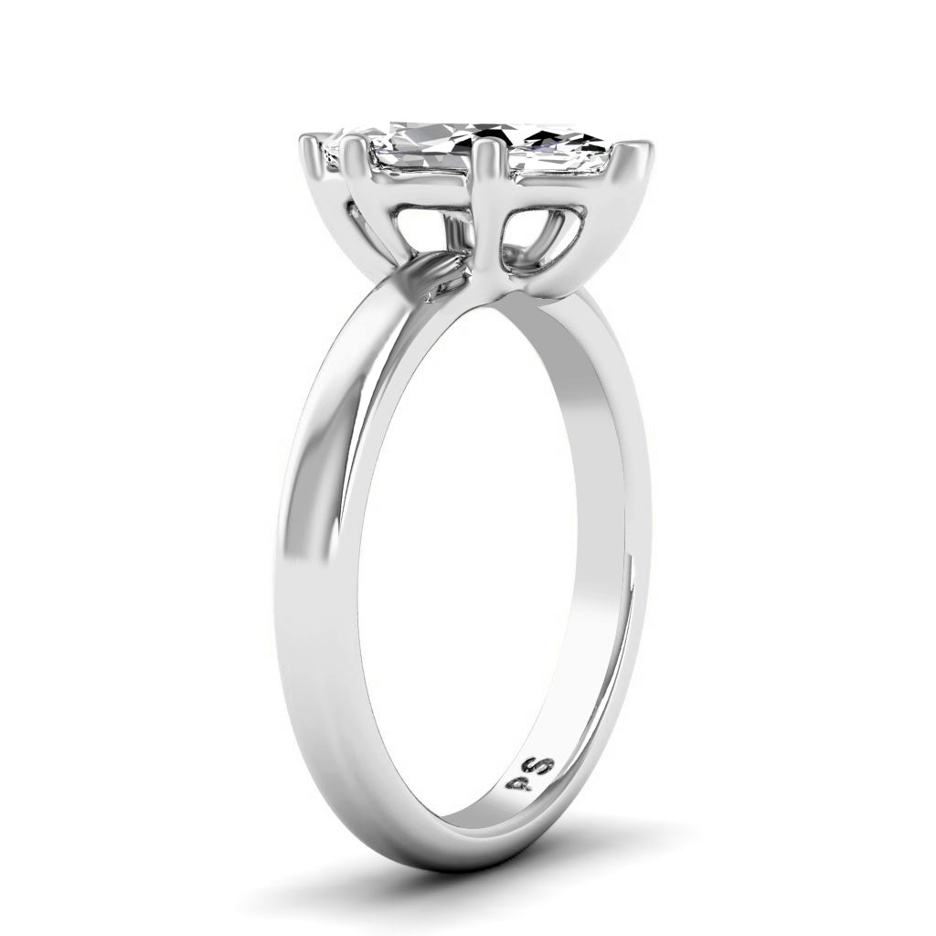 0.35-1.50 CT Marquise Cut Diamonds - Solitaire Ring