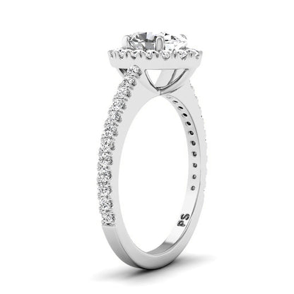 0.72-1.87 CT Round &amp; Oval Cut Diamonds - Engagement Ring