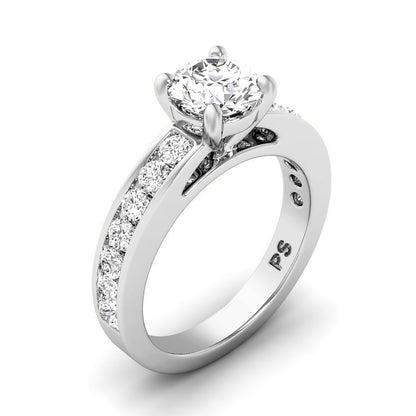 1.00-2.15 CT Round Cut Diamonds - Engagement Ring