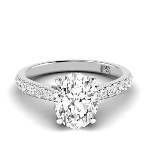0.85 - 6.35 CT Oval & Round Cut Diamonds - Engagement Ring - Primestyle.com