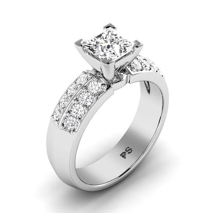 0.85-3.35 CT Round Cut Lab Grown Diamonds - Engagement Ring