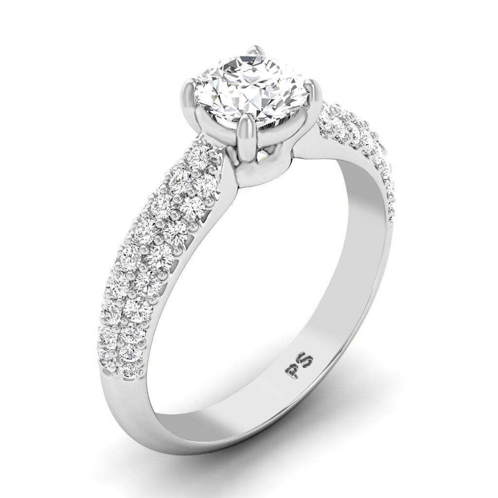 0.85-2.00 CT Round Cut Diamonds - Engagement Ring