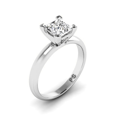 0.50-3.00 CT Princess Cut Lab Grown Diamonds - Solitaire Ring